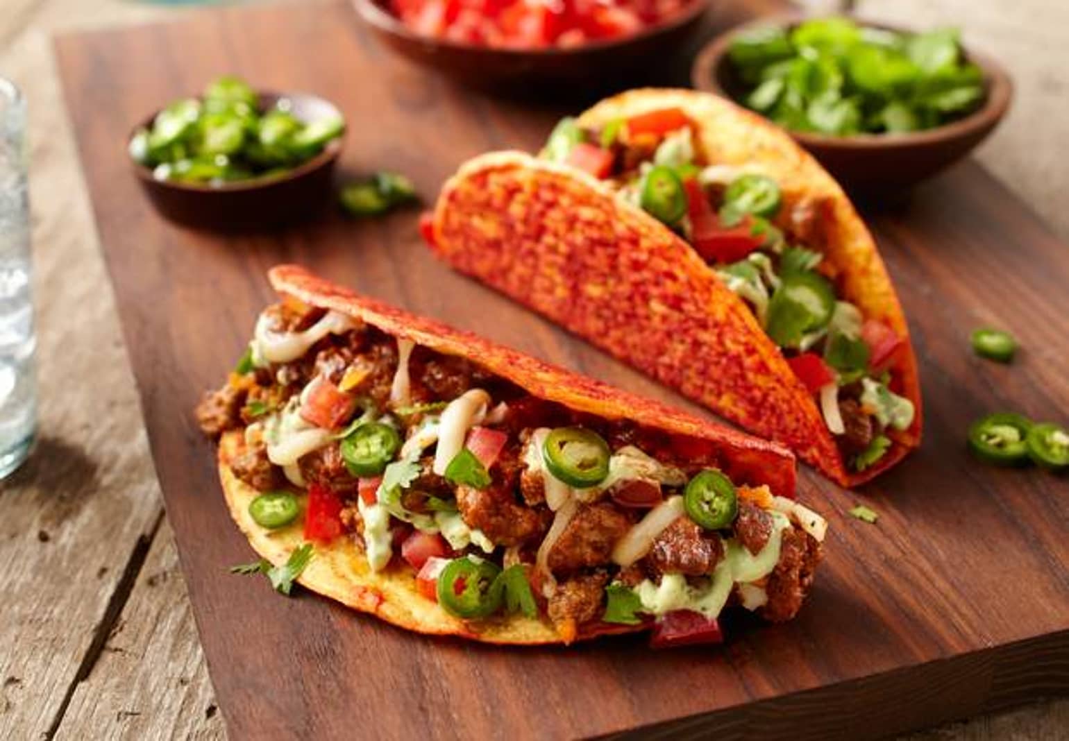 Caliente Beef Spicy Tacos